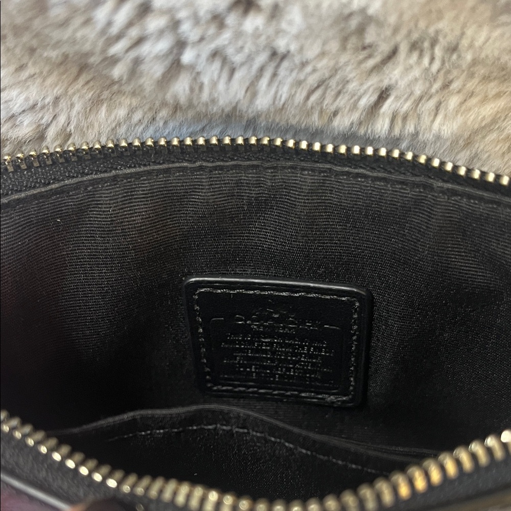 Coach Metallic Silver Wristlet - Picture 5 of 8